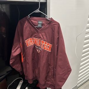 Virginia tech windbreaker/flannel jacket
